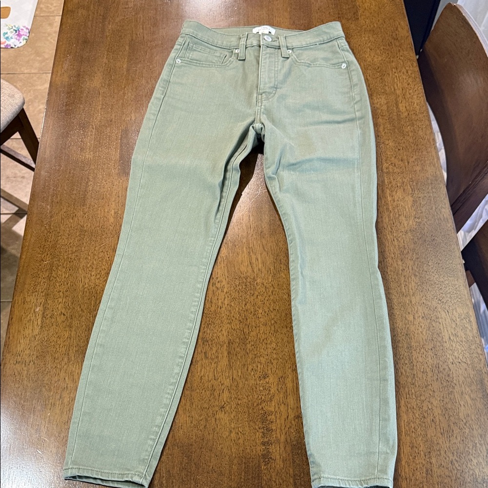 Maurices Sage Green Skinny Jeans